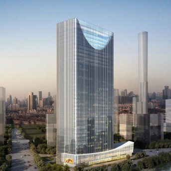 Zhuhai hengqin financial centre of Hong Kong and Macao to decorate