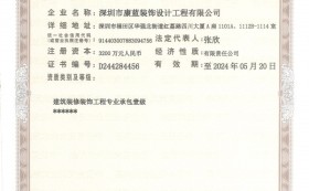 喜訊：康藍建設(shè)榮升建筑裝飾裝修工程專業(yè)承包壹級資質(zhì)！?